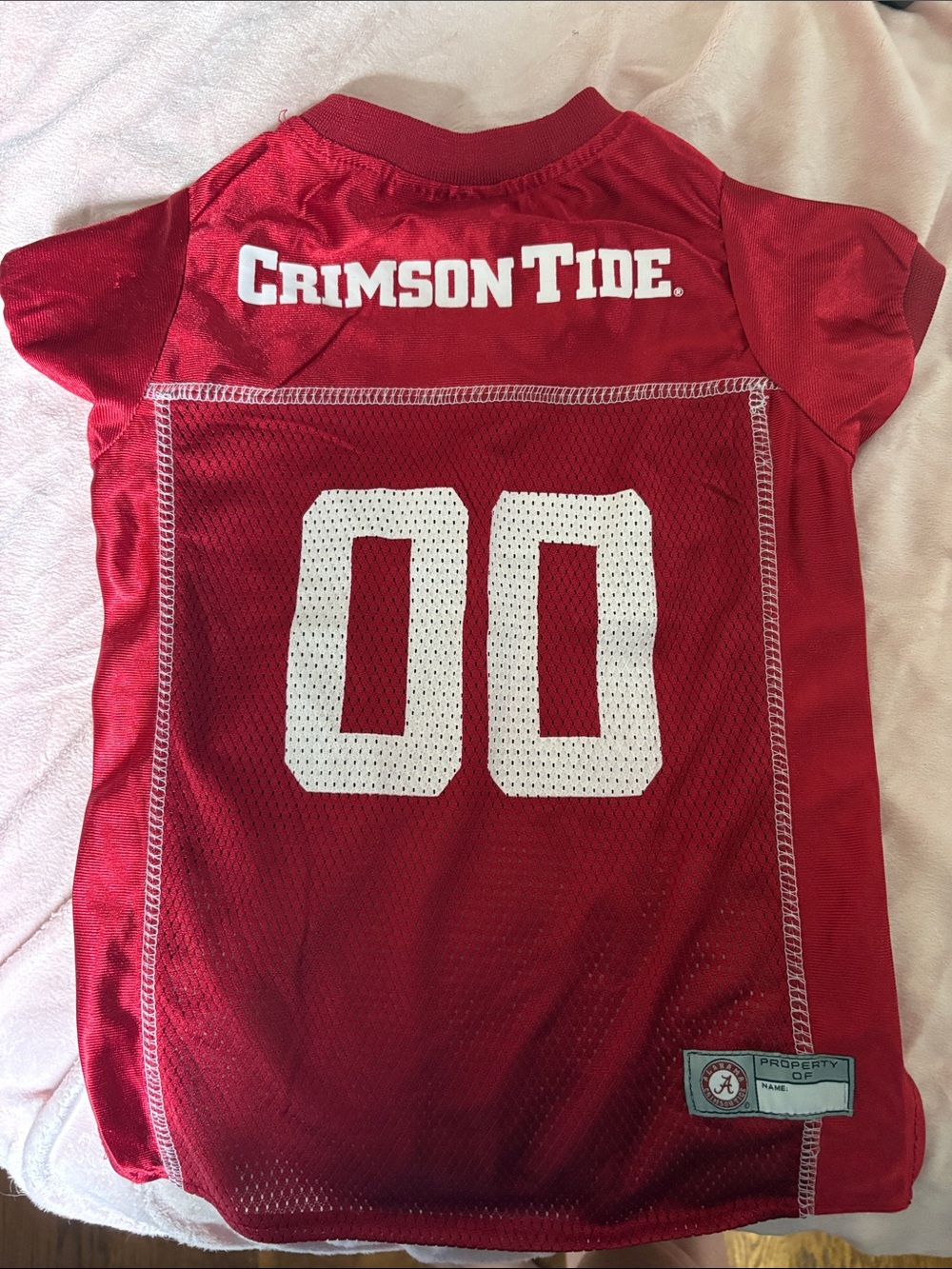 Pets First Red Alabama Pet Jersey